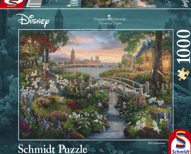 Schmidt - Thomas Kinkade: Disney 101 Dalmatians - 1000 Piece Jigsaw Puzzle Clearance