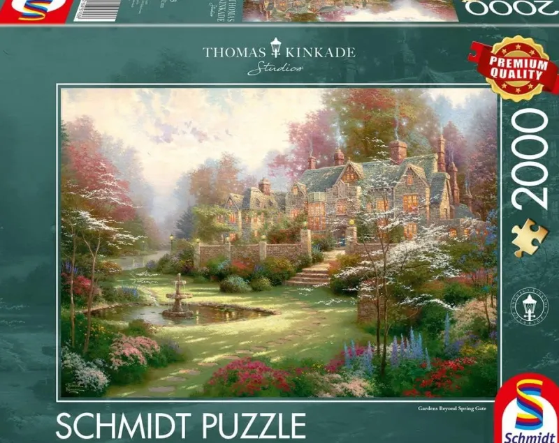 Schmidt - Thomas Kinkade: Gardens beyond Spring Gate - 2000 Piece Jigsaw Puzzle Outlet