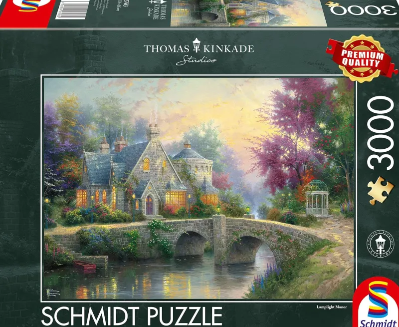 Schmidt - Thomas Kinkade: Lamplight Manor - 3000 Piece Jigsaw Puzzle Fashion