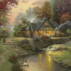 Schmidt - Thomas Kinkade: Peaceful evening - 1000 Piece Jigsaw Puzzle Discount