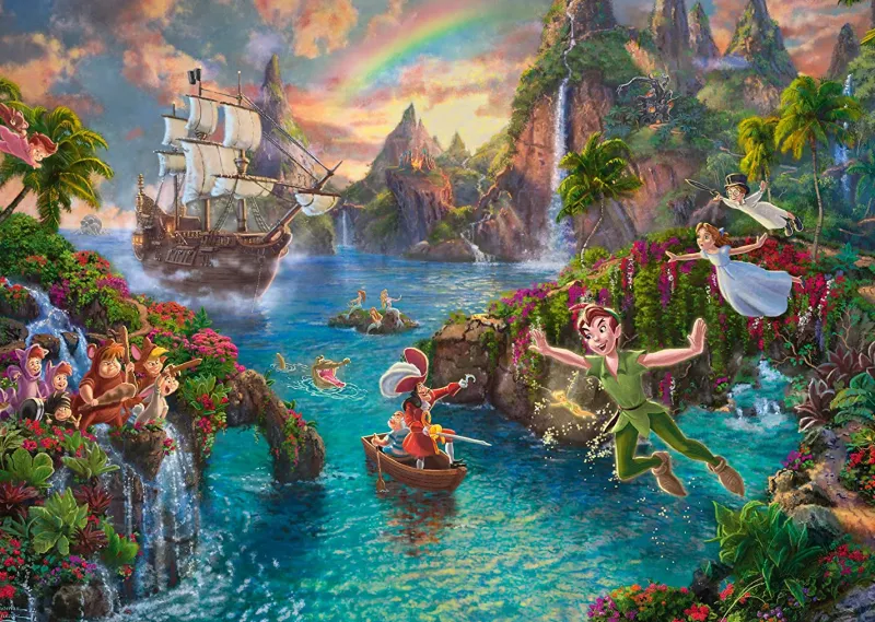 Schmidt - Thomas Kinkade: Peter Pan - 1000 Piece Jigsaw Puzzle Outlet