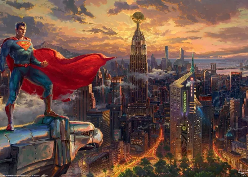 Schmidt - Thomas Kinkade: Superman - Protector of Metropolis - 1000 Piece Jigsaw Puzzle Best