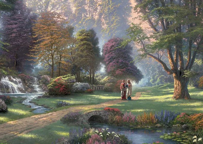 Schmidt - Thomas Kinkade, Spirit, Way of Faith - 1000 Piece Jigsaw Puzzle Clearance