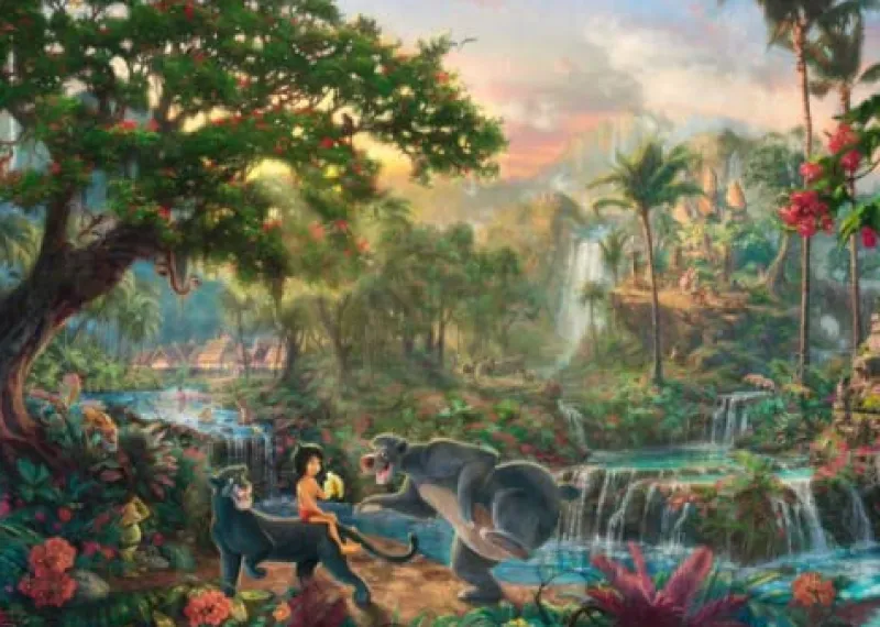 Schmidt - Thomas Kinkade: The Jungle Book - 1000 Piece Jigsaw Puzzle New