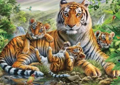 Schmidt - Tiger & Cubs - 1000 Piece Jigsaw Puzzle Outlet