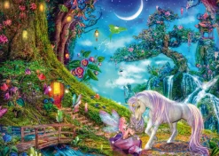 Schmidt - Unicorn and Elf Among the Trees - 1000 Piece Clearance