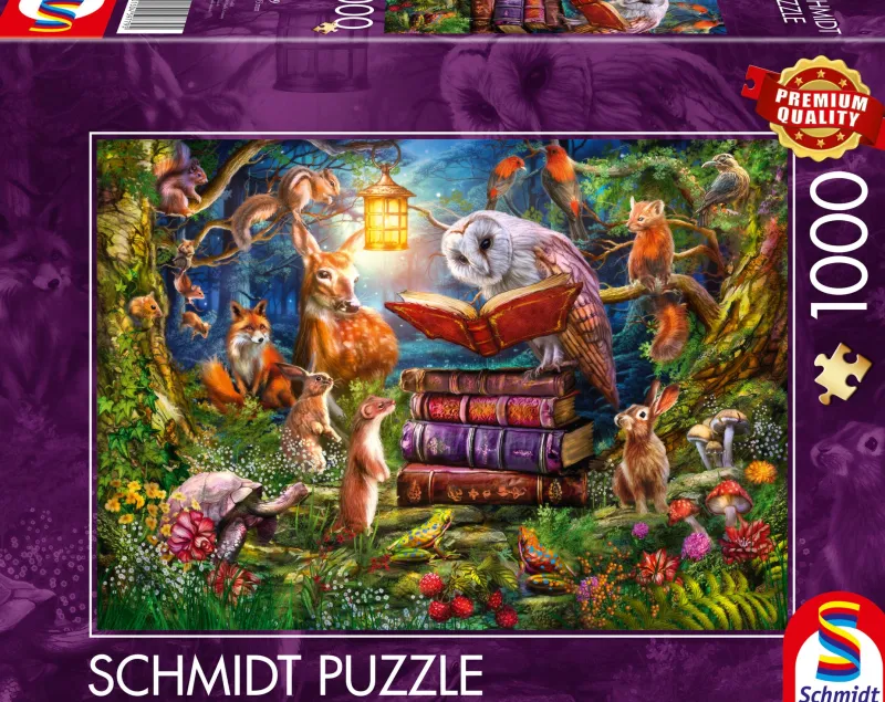 Schmidt Shmidt - Forest Stories at Night - 1000 Piece Jigsaw Puzzle Best