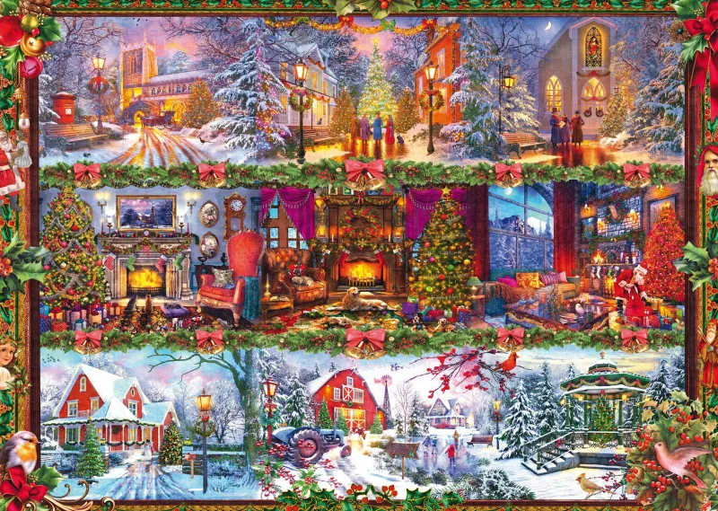 Schmidt Shmidt - Merry Christmas Time - 1000 Piece Jigsaw Puzzle Fashion