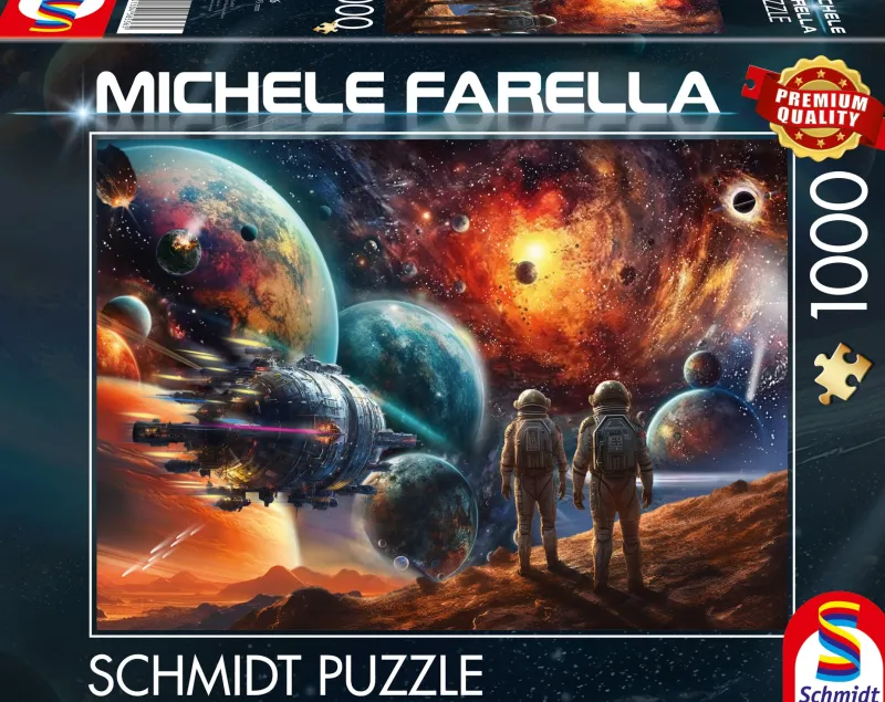Schmidt Shmidt - Michele Farella: Cosmic Colours - 1000 Piece Jigsaw Puzzle Clearance