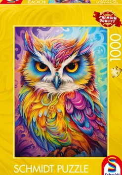 Schmidt Shmidt - Owl in Parrot Dress - 1000 Piece Jigsaw Puzzle Online