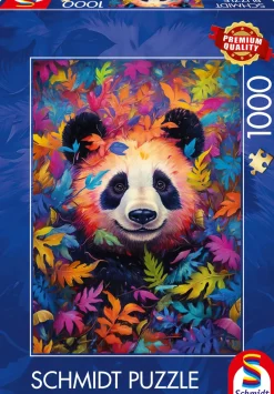 Schmidt Shmidt - Panda Bear in the Rainbow Forest - 1000 Piece Jigsaw Puzzle Clearance