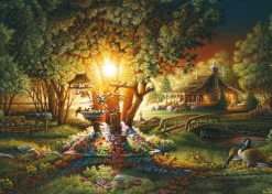 Schmidt Shmidt - Terry Redlin: Magnificent Spring Glow - 1000 Piece Jigsaw Puzzle Clearance