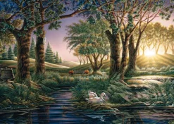 Schmidt Shmidt - Terry Redlin: Morning Magic at the Pond - 1000 Piece Jigsaw Puzzle Best