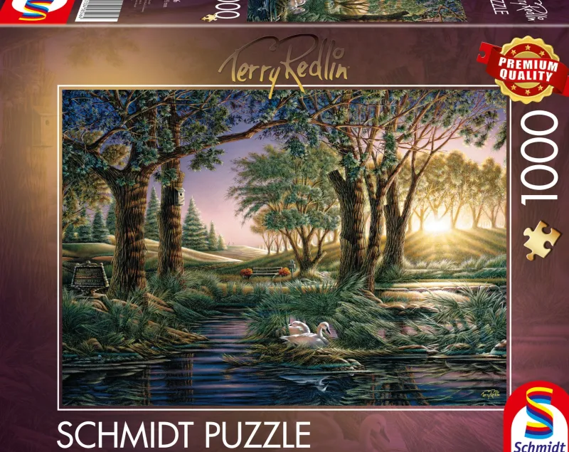 Schmidt Shmidt - Terry Redlin: Morning Magic at the Pond - 1000 Piece Jigsaw Puzzle Best