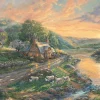 Schmidt Shmidt - Thomas Kinkade: Daybreak in Emerald Valley - 1000 Piece Jigsaw Puzzle New