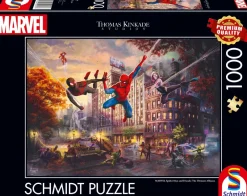Schmidt Shmidt - Thomas Kinkade: Marvel Spider-Man and Friends - The Ultimate Alliance - 1000 Piece Jigsaw Puzzle Discount