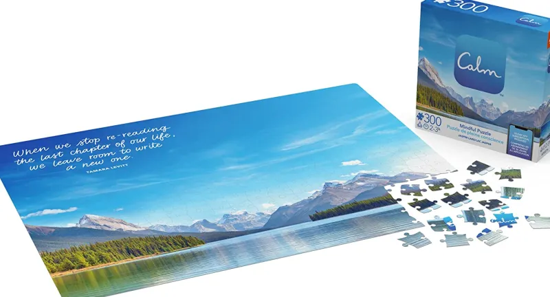 Spin Master - Calm Puzzle - Jasper Lake - 300 Piece Jigsaw Puzzle Sale