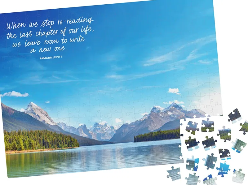 Spin Master - Calm Puzzle - Jasper Lake - 300 Piece Jigsaw Puzzle Sale