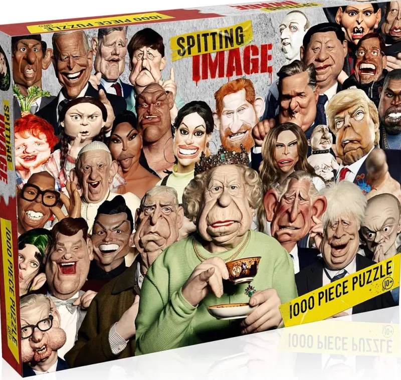 Winning Moves Spitting Image - 1000 Piece Jigsaw Puzzle Hot