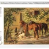 Step Puzzle 79214 Russian Museum - Adam Albrecht. Horses at the Porch Best