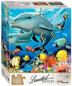Step Puzzle - Undersea World - 1000 piece jigsaw puzzle Clearance