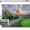 Step Puzzle Kazan Cathedral, St. Petersburg 1000 piece jigsaw puzzle Online