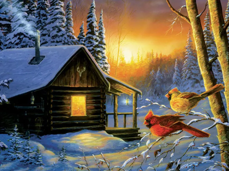 Sunsout - Golden Frost - 1000 piece jigsaw puzzle Fashion