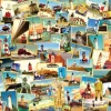 Sunsout 70064 Kate Ward Thacker - Northern Lighthouses 1000 piece jigsaw puzzle Best