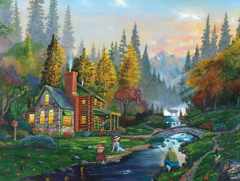 Sunsout - Weekend Getaway - 1000 piece jigsaw puzzle New