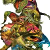 Sunsout 90426 XXL Pieces - Dennis Rogers - T Rex Attack 1000 piece jigsaw puzzle Online