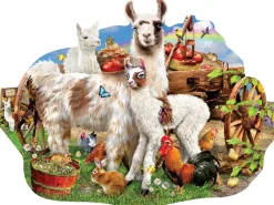 Sunsout 90348 XXL Pieces - Lori Schory - Llama farm Fashion