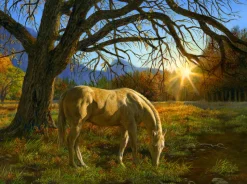 Sunsout Karla Mann - Pastoral Sunset 1000 piece jigsaw puzzle Online