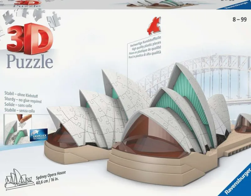 Ravensburger Sydney Opera House 3D Puzzle, 216pc New