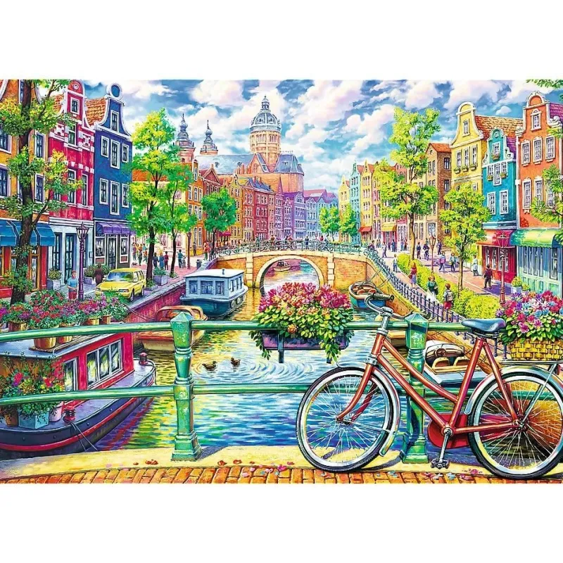 Trefl - Amsterdam Canal - 1500 Piece Jigsaw Puzzle Best