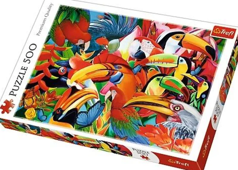 Trefl - Colorful Birds - 500 piece jigsaw puzzle Best