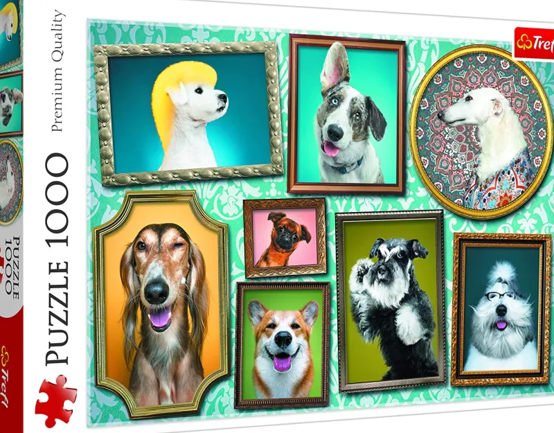 Trefl - Doggies Gallery - 1000 Piece Jigsaw Puzzle Outlet