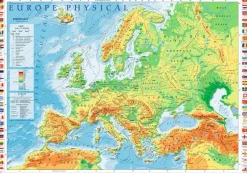 Trefl - Europe Physical Map - 1000 piece jigsaw puzzle New