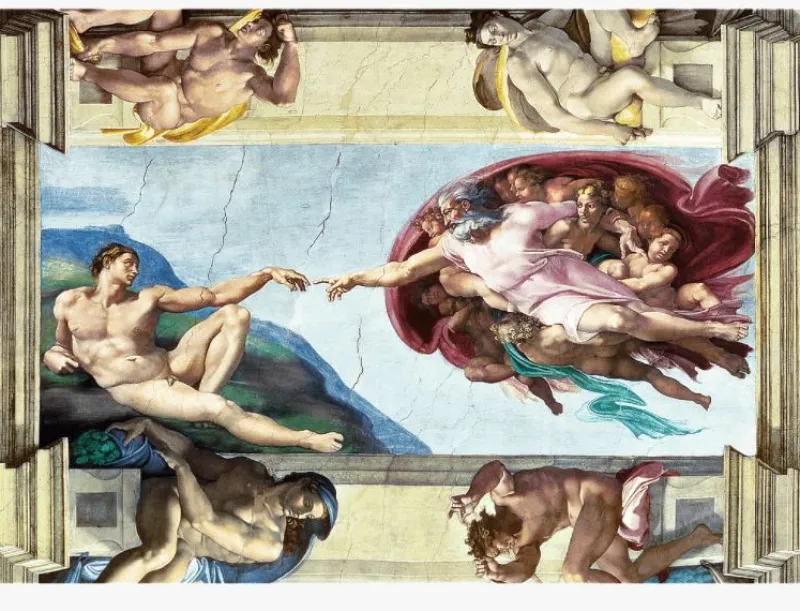 Trefl - Michelangelo : The Creation of Adam - 1000 Piece Jigsaw Puzzle Sale