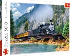 Trefl - Mountain Train - 500 Piece Jigsaw Puzzle Discount