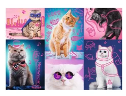 Trefl - Neon Color Line - Cats - 1000 piece jigsaw puzzle Fashion