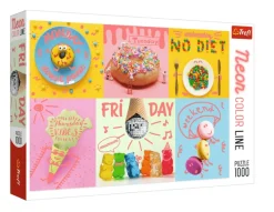 Trefl - Neon Color Line - Sweet Week - 1000 piece jigsaw puzzle Clearance