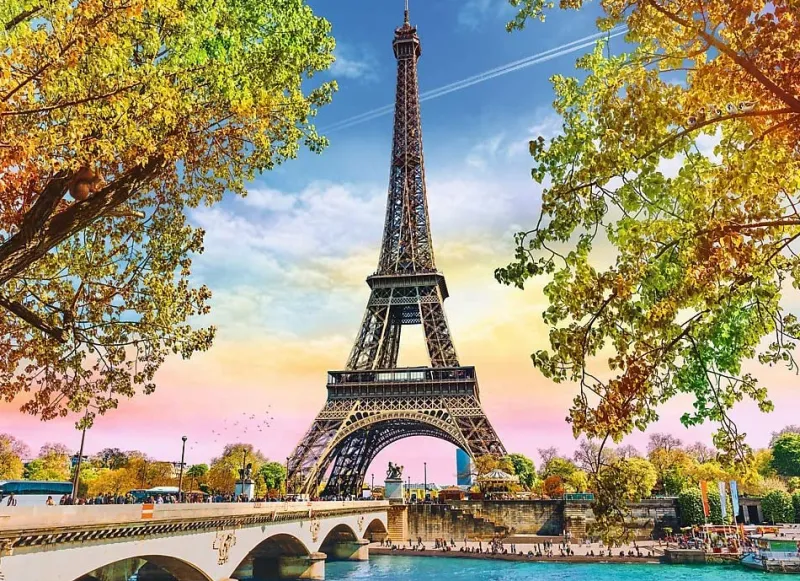 Trefl - Romantic Paris - 500 Piece Jigsaw Puzzle Online