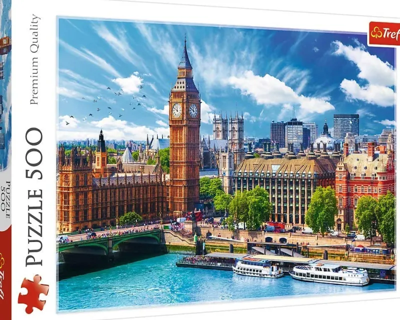 Trefl - Sunny Day In London - 500 Piece Jigsaw Puzzle Best