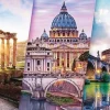 Trefl - Travelling To Italy - 500 Piece Jigsaw Puzzle Online
