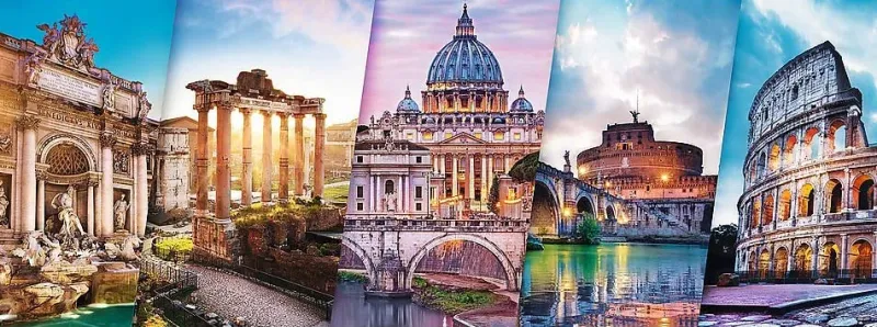 Trefl - Travelling To Italy - 500 Piece Jigsaw Puzzle Online