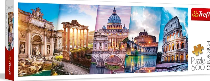 Trefl - Travelling To Italy - 500 Piece Jigsaw Puzzle Online