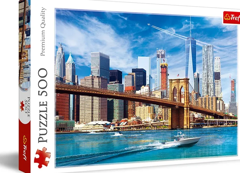 Trefl - View of New York - 500 Piece Jigsaw Puzzle Online