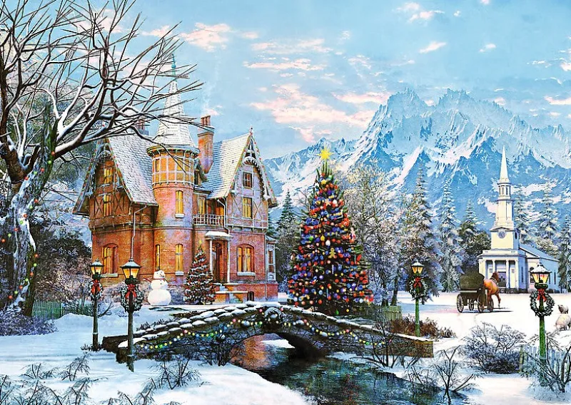 Trefl - Winter Landscape - 1000 piece jigsaw puzzle Outlet