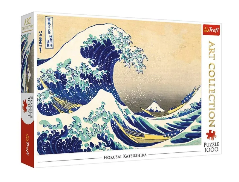 Trefl Hokusai - The Great Wave of Kanagawa - 1000 Piece Jigsaw Puzzle Online