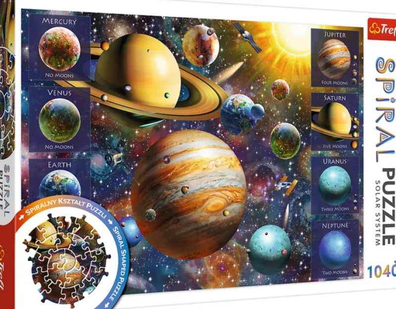 Trefl Spiral Puzzles - Solar System - 1040 Piece Spiral Jigsaw Puzzle Sale